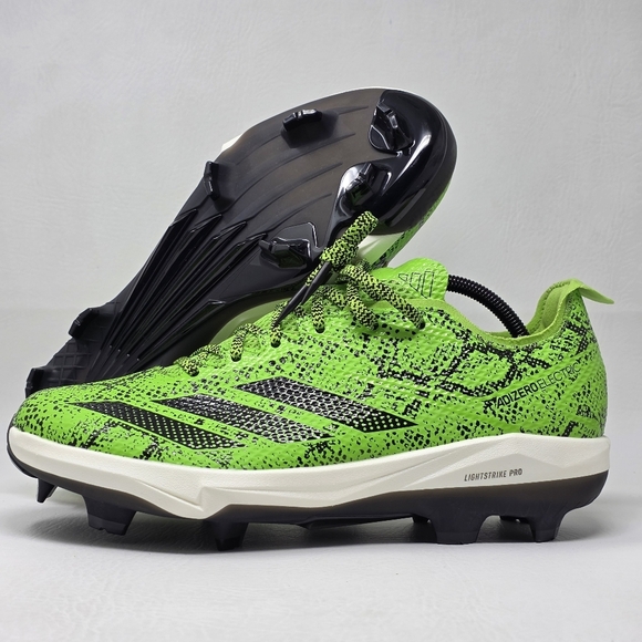 Adidas Adizero Electric 2 Baseball Cleats Electric Green Mens Sz 11.5 JR7821 New